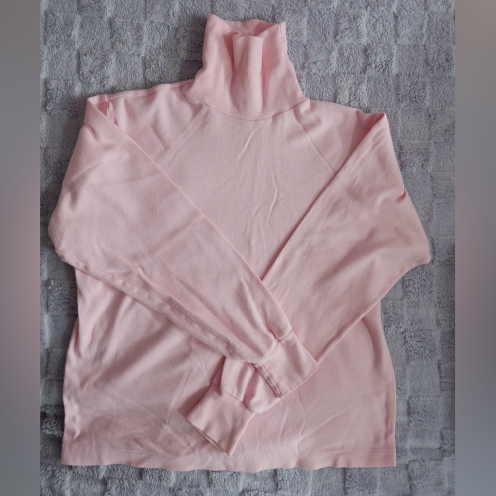 L.L. Bean Pink Turtleneck Sweater